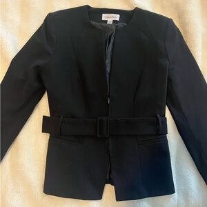 Calvin Klein Black Tailored Blazer